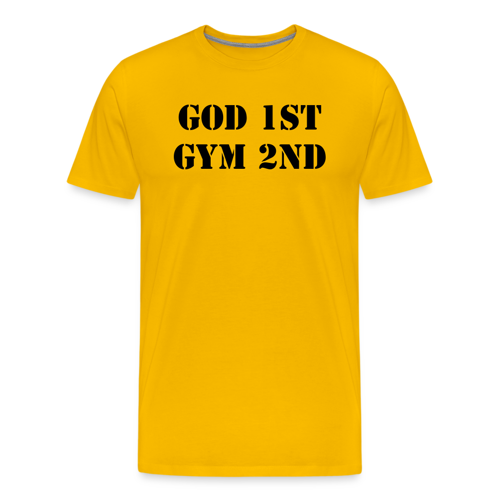 AUD Men's Premium T-Shirt - sun yellow